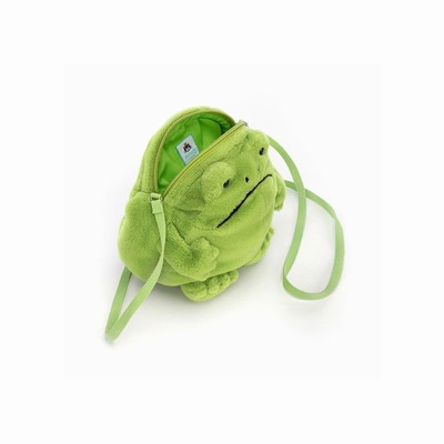 Jellycat Ricky Rain Frog Bag Australia | 841623PNU